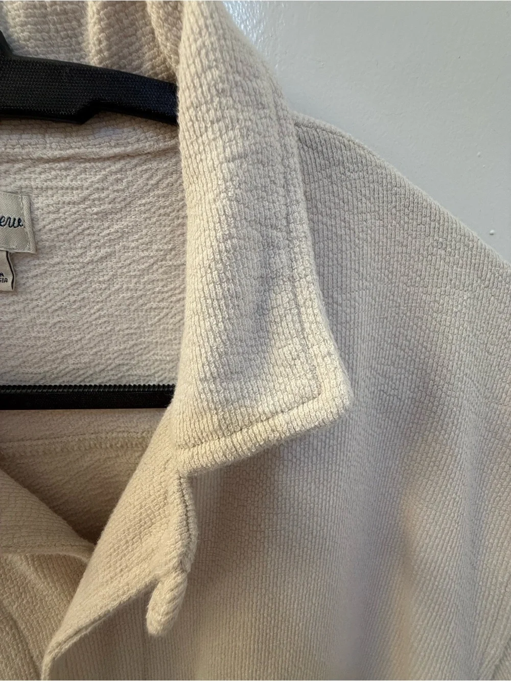 J.Crew Textured Camp Collar Knit Shirt in stripe